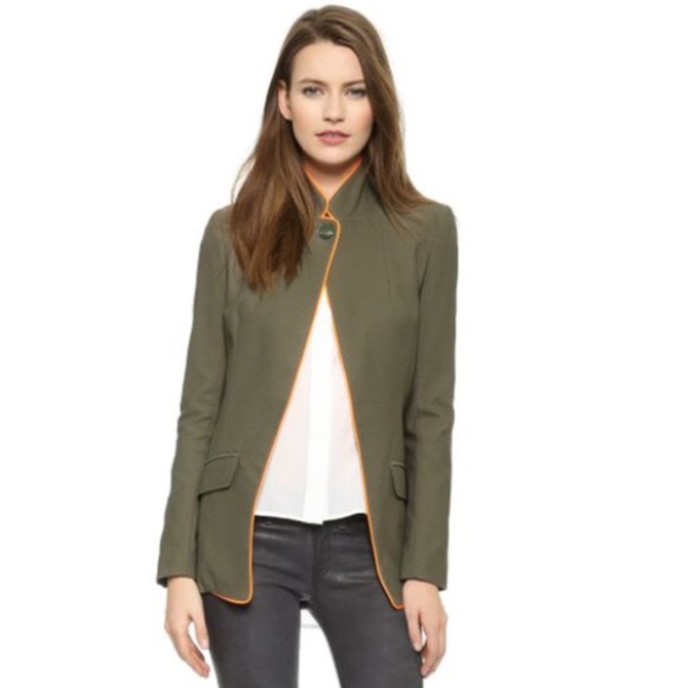 LAVEER Cholo Army Green Blazer